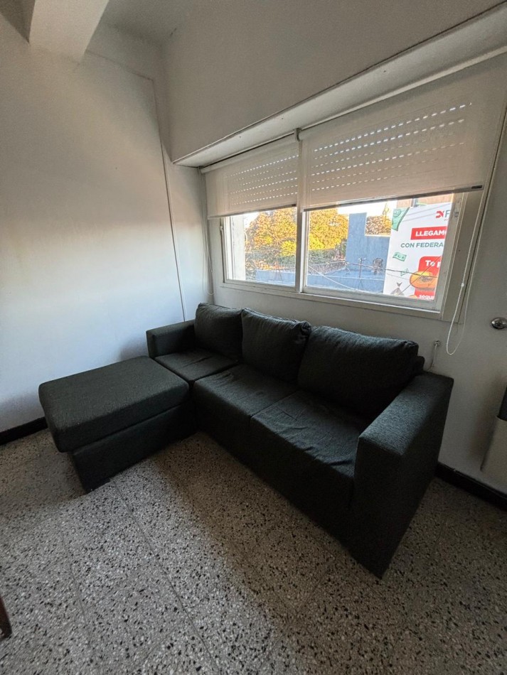 Departamento dos dormitorios amoblado Al frente pleno microcentro