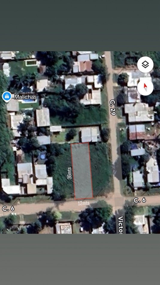 Lote de 400m2 en Adelina Centro