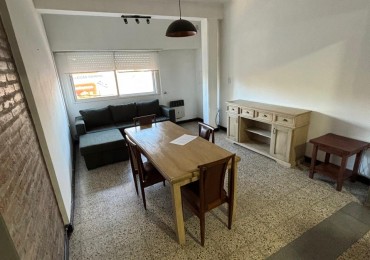 Departamento dos dormitorios amoblado Al frente pleno microcentro